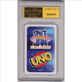 Graded 10 - Lebron James 2020 Uno Space Jam Playing Card