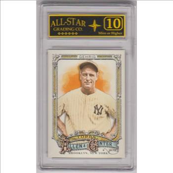 Graded 10 - Lou Gehrig 2025 Topps Allen & Ginter #6 Card
