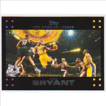 Kobe Bryant 2007-08 Topps #24 Card