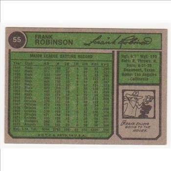 1974 Topps Frank Robinson #55 Card - HOF'er