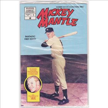 MICKEY MANTLE #1 Issue Comic Book - Magnum Comics - Nice First Issue