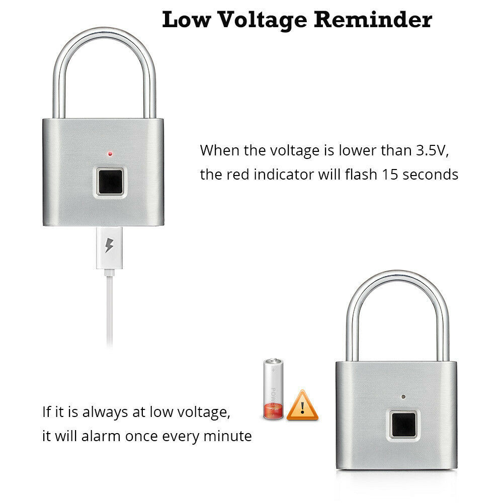 Fingerprint Padlock Property Room