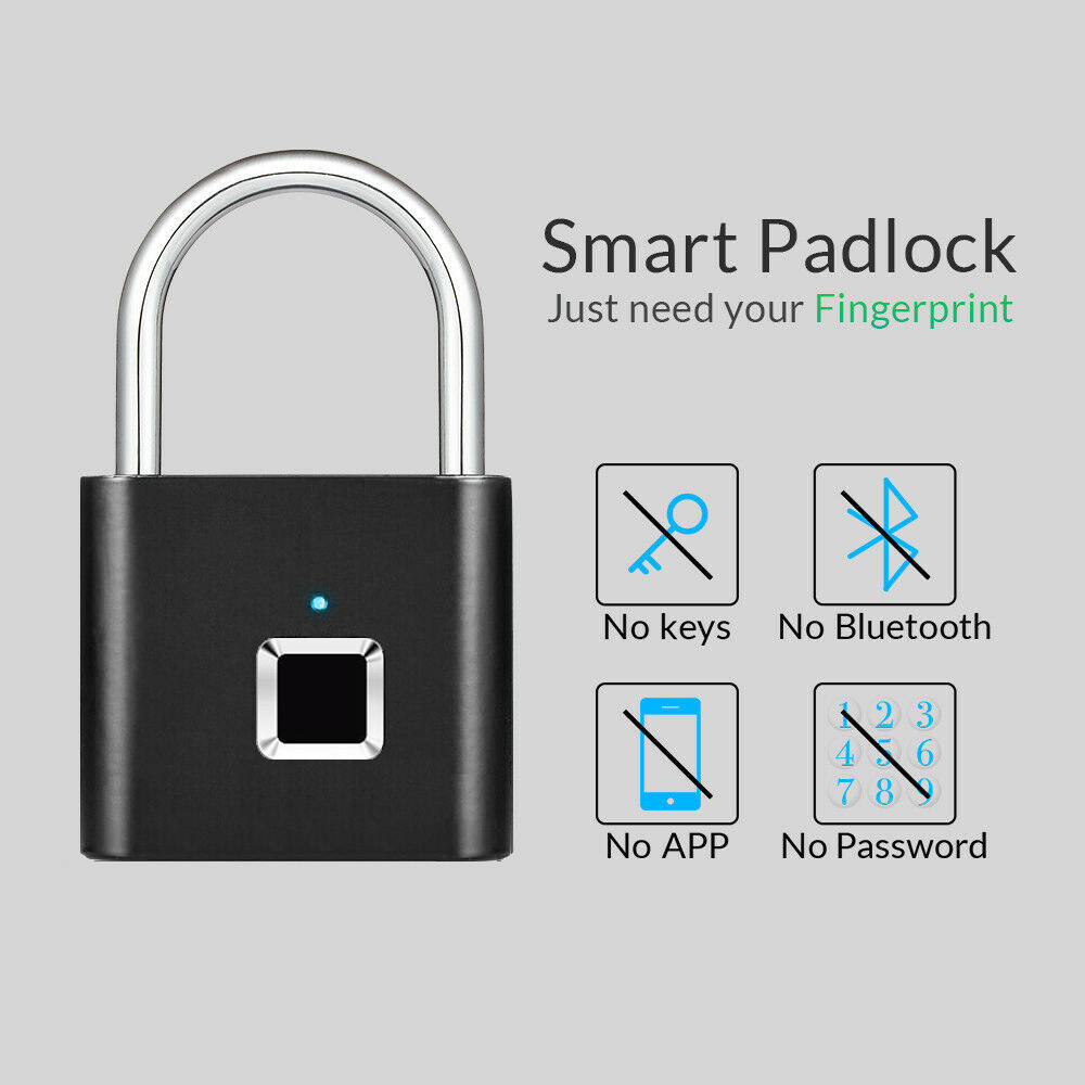 Fingerprint Padlock Property Room