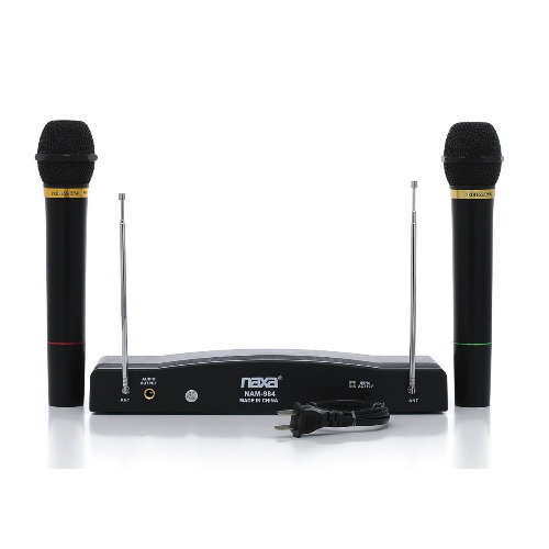 Professional Dual Wireless Dynamic Microphone System Property Room