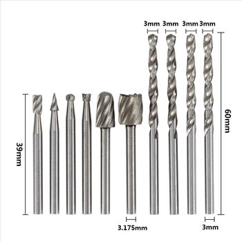 11 Piece Rotary Tool Mount with Bits