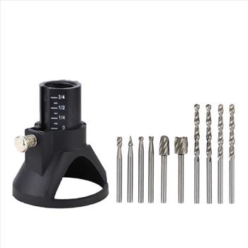 11 Piece Rotary Tool Mount with Bits