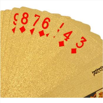 24K Gold Foil Plated Playing Cards