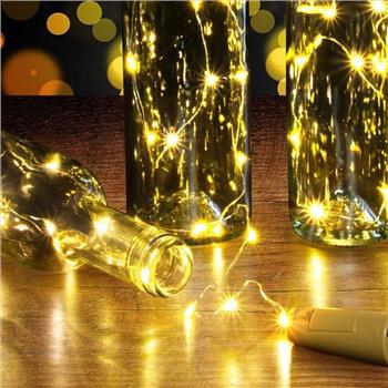 (2X) Cork LED Light String