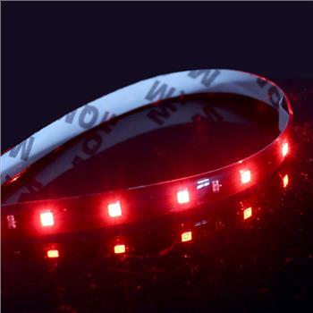 4pcs 15 LED Waterproof Vehicle Strip Light (Red)