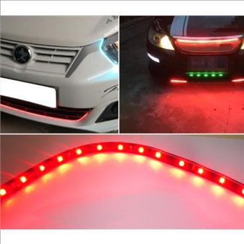 4pcs 15 LED Waterproof Vehicle Strip Light (Red)