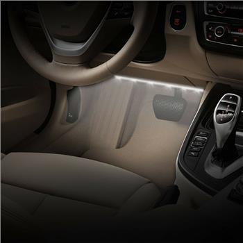 4pcs 15 LED Waterproof Vehicle Strip Light (White)