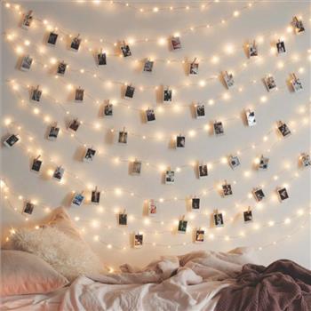 (4X) Copper LED String Lights