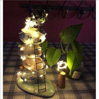 (4X) Cork LED Light String