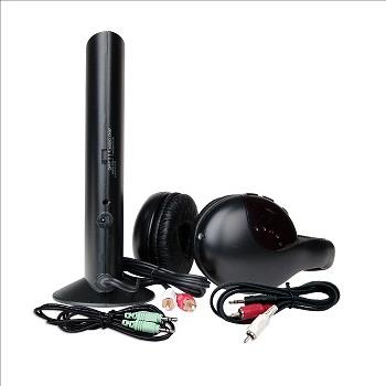5-in-1 Hi-Fi S-XBS Wireless Headphones w/FM Radio