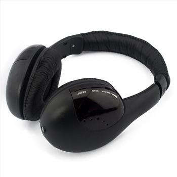 5-in-1 Hi-Fi S-XBS Wireless Headphones w/FM Radio