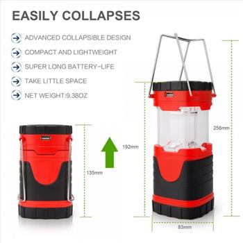 6 LED Collapsible Solar Camping Lantern