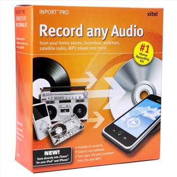 New Xitel INport Pro Stereo To PC Recording Kit - Turn Your LPs, Cassettes and Other Music Into CDs and MP3s