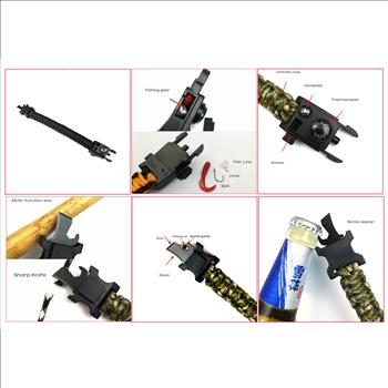 9-in-1 Paracord Survival Wristband