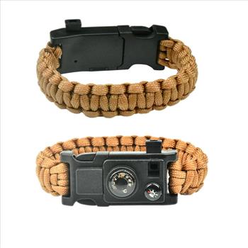 9-in-1 Paracord Survival Wristband