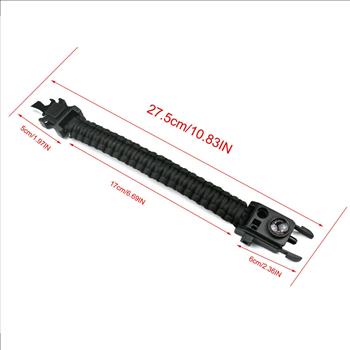 9-in-1 Paracord Survival Wristband