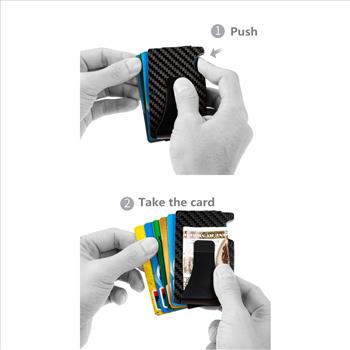 Aluminum RFID Blocking Wallet