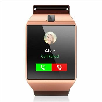 Bluetooth Wrist Phone Smartwatch - Gold