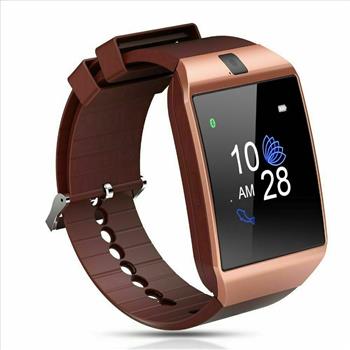 Bluetooth Wrist Phone Smartwatch - Gold