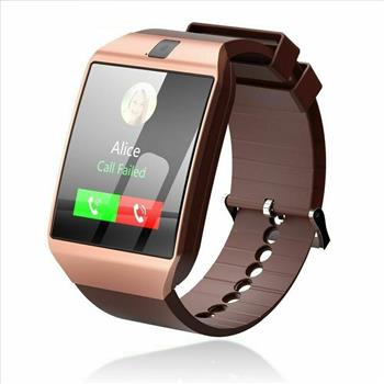 Bluetooth Wrist Phone Smartwatch - Gold