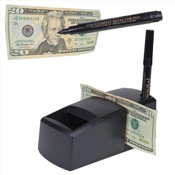 Counterfeit Currency & ID Detector with Ultraviolet Light