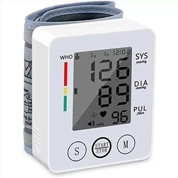 Digital Wrist Blood Pressure and Heart Rate Monitor