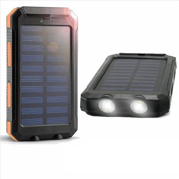 Dual USB Solar Powered Bank