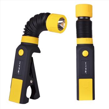 Gooseneck Flashlight w/Clamp & Magnetic Base