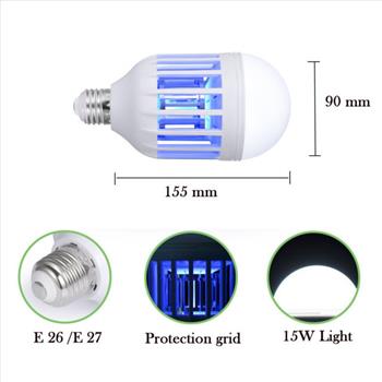LED Bulb Bug Zapper