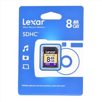 Lexar 8GB SDHC Multi-Use Memory Card