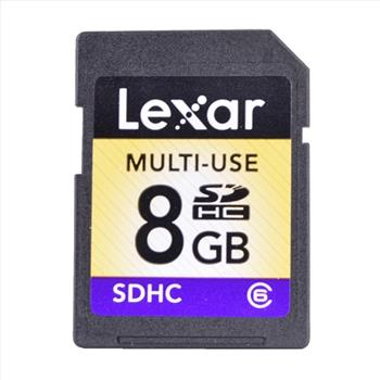 Lexar 8GB SDHC Multi-Use Memory Card
