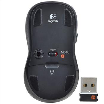 Logitech M510 7-Button Wireless Laser Scroll Mouse