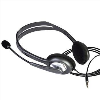 Logitech Stereo Headset w/Flexible Boom Microphone