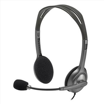 Logitech Stereo Headset w/Flexible Boom Microphone