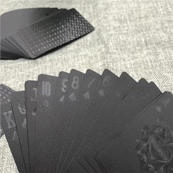 Midnight Black Playing Cards
