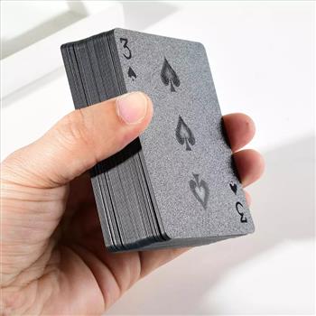 Midnight Black Playing Cards