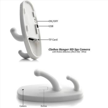 Motion Detection Spy Clothes Hook Hidden Camera