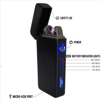 Rechargeable Black Arc Lighter
