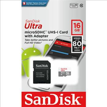 SanDisk 16GB Ultra Memory Card