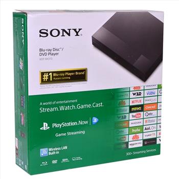Sony BDP-BX370 1080p Upscaling Streaming Blu-ray DVD Player