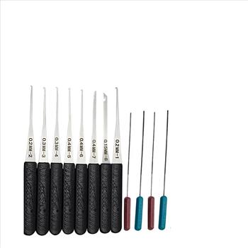 Transparent Practice Padlock w/ Lock Pick Set