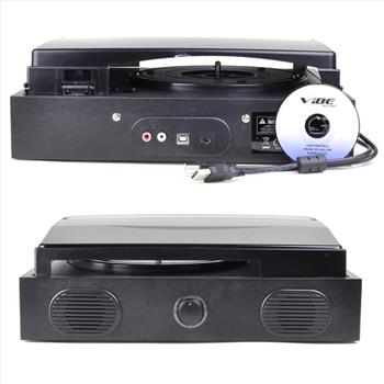 USB Turntable/Vinyl Archiver w/Built-in Speakers