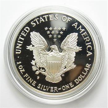 Tough Date 1994-P Deep Cameo Proof Silver American Eagle in Original Mint Packaging w COA