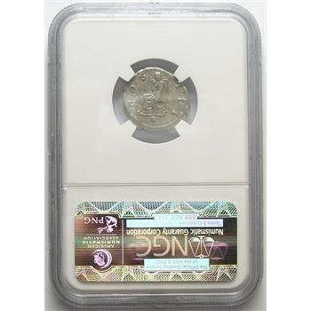 Scarce Silver NGC Slabbed Ancient Roman Coin - Hadrian AD 117-138 - Seven Hills Hoard - Choice Fine