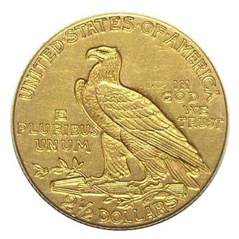 1912 U.S. $2.50 Gold Indian Quarter Eagle - Tough To Find