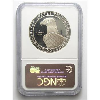 NGC Slabbed PF-69 DCAM 1983-S Los Angeles Olympiad U.S. Silver Dollar - Deep Cameo Proof